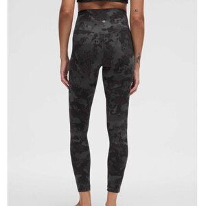 NWT Lululemon Align High-Rise Pant 8 Hidden Heritage Lace Black 25" Nulu NEW